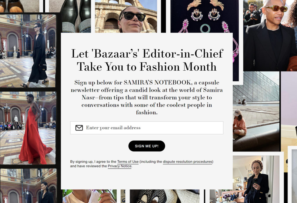 Harper's Bazaar: User Experience - Runway Report